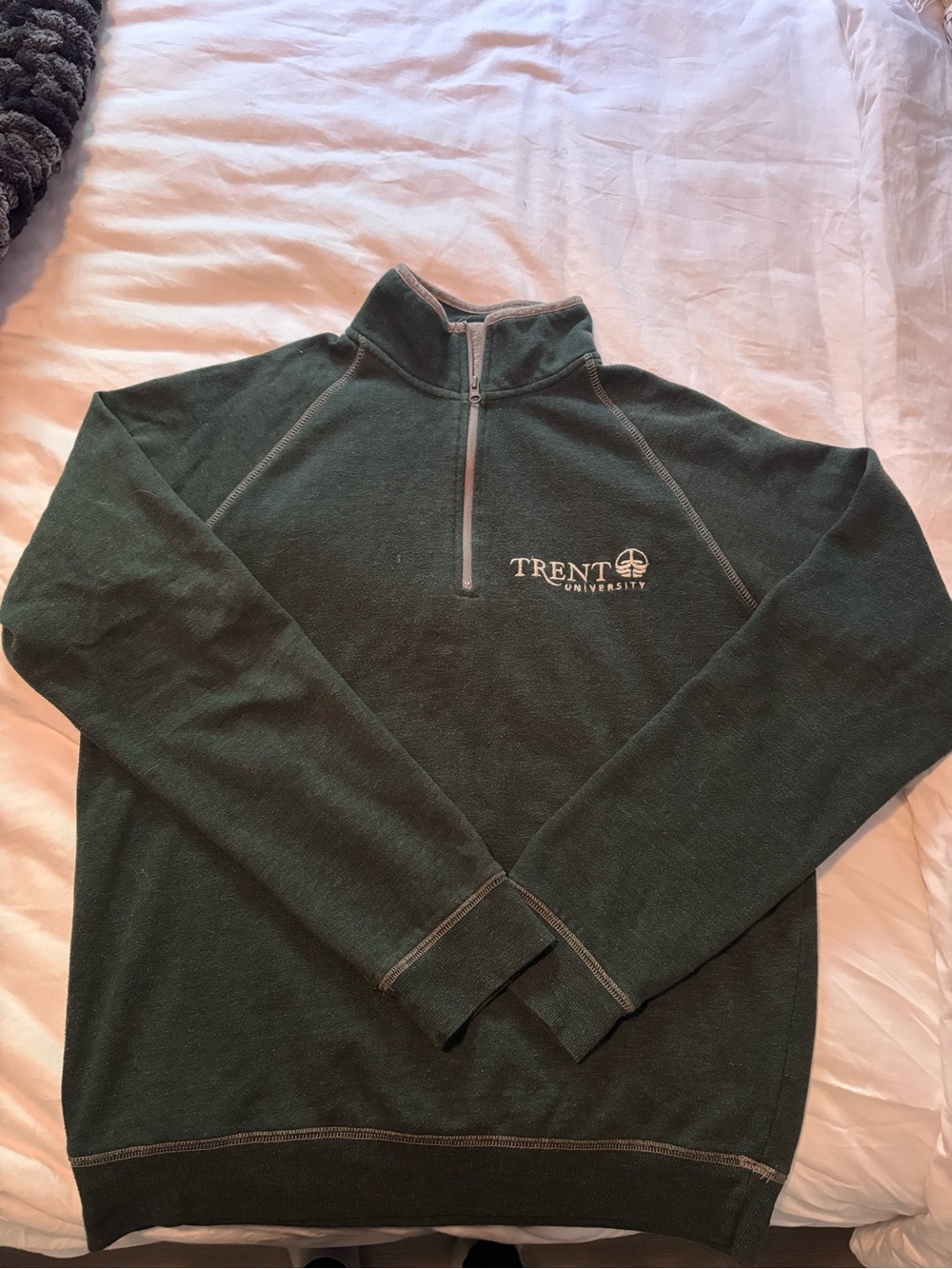 Trent university quarter zip sweater